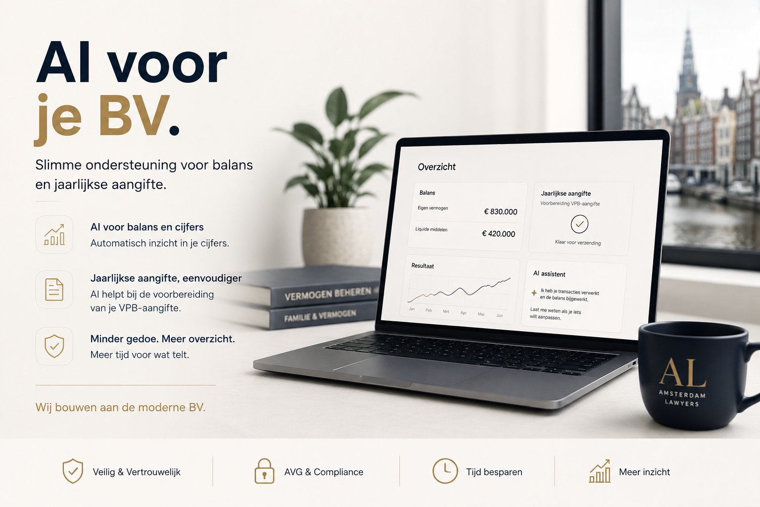 AI voor je BV — slimme ondersteuning voor balans en jaarlijkse aangifte